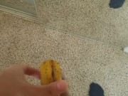 I Jerked Off My Dick with Banana Peel  Rionia 1/16