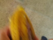 I Jerked Off My Dick with Banana Peel  Rionia 2/16