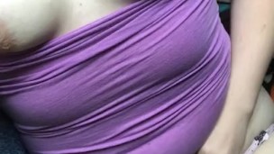 BULMA BABE - Blue haired BBW Sexting Video