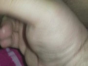 Fingering the wife's juicy pussy 10/16