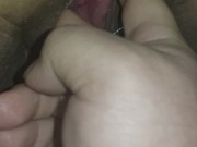 Fingering the wife's juicy pussy 13/16