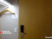 Inked employee Tanya Virago doing blowjob to her boss after corporate party 1/16