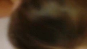 Hard blowjob of innocent woman in a bathroom