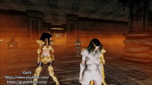 Elder Scrolls V Skyrim mmd Dance Crying (saint ver)