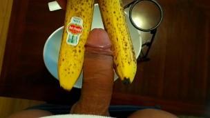 I Cummed on My Roommate's Banana Rionia