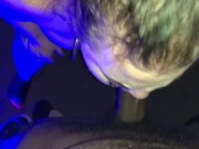 BBC Gettin blown by BBW; Blacklight Facial 10/16