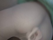 Beautiful girl in a fluffy sweater, impaled on a long member 16/16