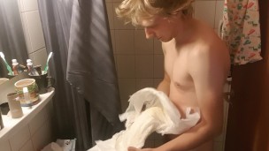 morning diaper change