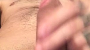 Solo masturbate cock