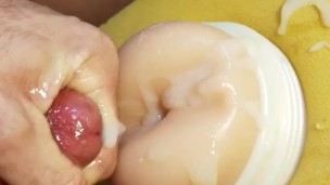 Asshole cumshot