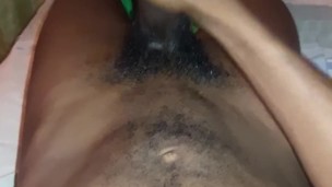 Me busting a sweet nut