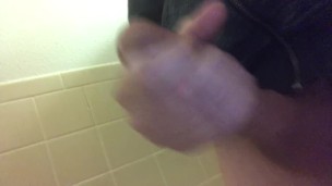 THICK COCK CUM AT WORK