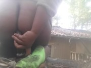 Woodland Nymph Practicing Outside - Home from College 13/16