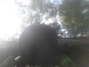 Woodland Nymph Practicing Outside - Home from College 15/16