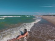 Teaser I nude on the beaches of Spain 4k hd