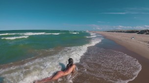 Teaser I nude on the beaches of Spain 4k hd