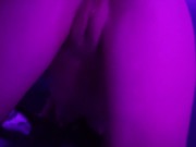 Amateur couple keeps fucking after creampie until she orgasms 5/16