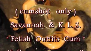B.B.B.preview: Savannah & K.L.S. "Fetish Cum Shot(glass)" NoSloMo AVI highd