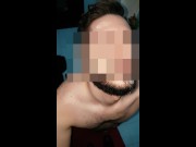 Girl Spitting on Face 3/16