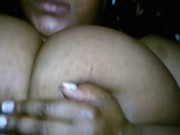 Huge ebony tittyfuck with cumshot 9/16