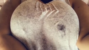 Making my nipples wet and hard