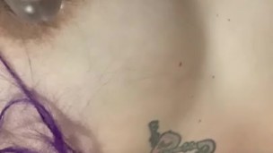 Anime Cosplay Milf Playing with Tits and Teasing