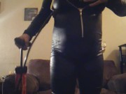 Air Inflation in Shiny Catsuit Commission 16/16