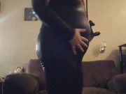 Air Inflation in Shiny Catsuit Commission 9/16