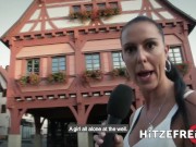 HITZEFREI German MILF Bonny Devil finds herself a big cock to fuck 2/16