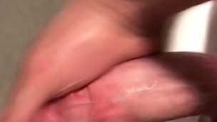 Solo shower masturbation