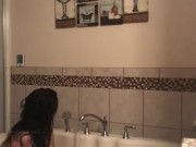 Sexy Bathing Masturbation