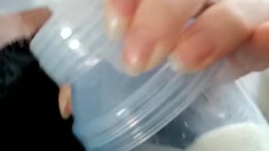Breast Milk Lactation pumping young ginger milf milk