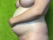 Pregnant Girlfriends Nightly Oil Rub Gets Erotic (Part 1) C Pt.2 for Orgasm - LunaLaney 7/16