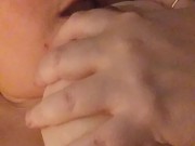 DD self breast play