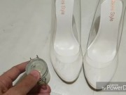 Footjob cum in shoes and cum on feet big load 2/16