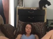 Little stepcousin masturbating