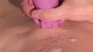 Jerking off OVER the Cage