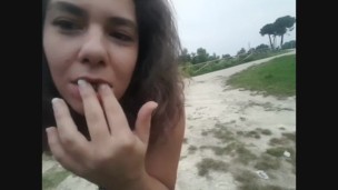 Unexpected Desires. Masturbation and pissing in pubblic area. Outdoor nude.
