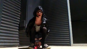 Public risky sissy business