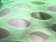 Carlycurvy lingerie haul on her fishnet dresses 13/16