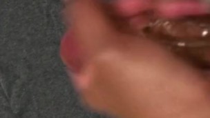 Cumming on my shirt