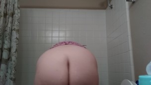 BBW dancing for her master
