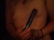Little strip tease and anal