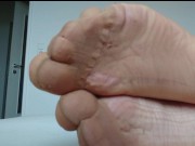 Meine Heißen Nylonfüsse im Bett