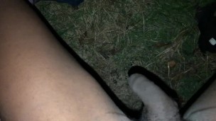 Cumming through your fence (TS PublicPrincess)