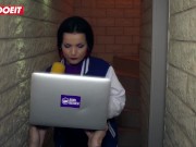 Lucky German Stud Fucks His Fantasy Porn Star At Work