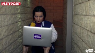 Lucky German Stud Fucks His Fantasy Porn Star At Work