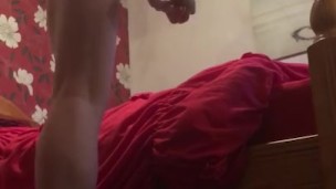 Cucumber anal play