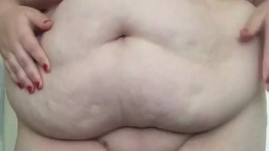 Ssbbw/bbw fat belly shaking