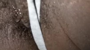 Making my wet pussy drip and cum